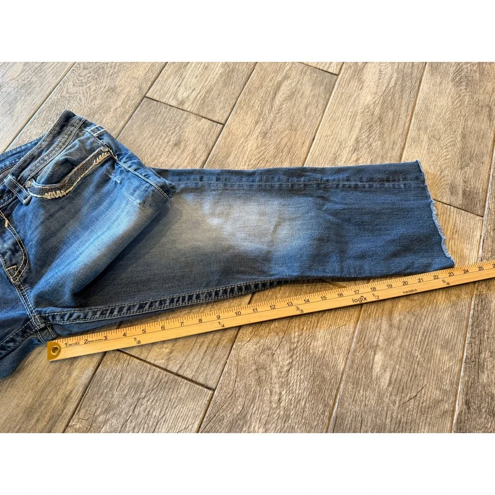 Vigoss Denim Capri Jeans New York Capris Cropped W32 L22 Classic 32 x 22 Cropped - Picture 11 of 13
